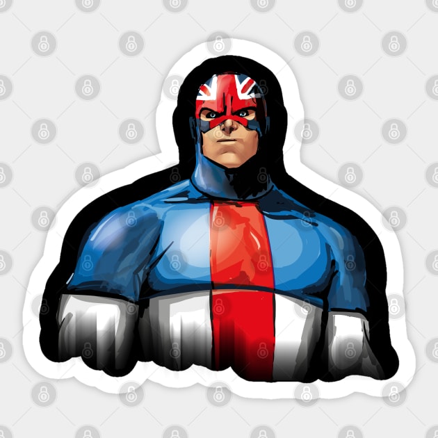 Captain GB Sticker by Chairboy